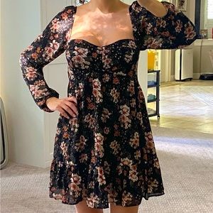 Abercrombie & Fitch corset baby doll mini dress S